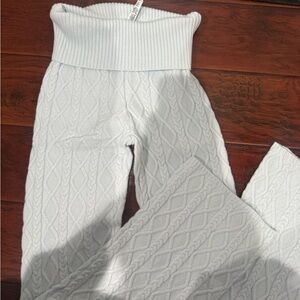 Skims Snow Bunny Foldover Pants Medium